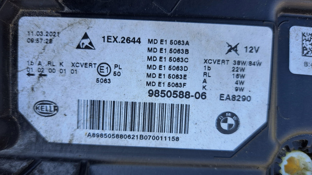 Frontscheinwerfer BMW 5 G31 G30 9850588-06 Laser Rechts Scheinwerfer Headlight SCH8165696478fm