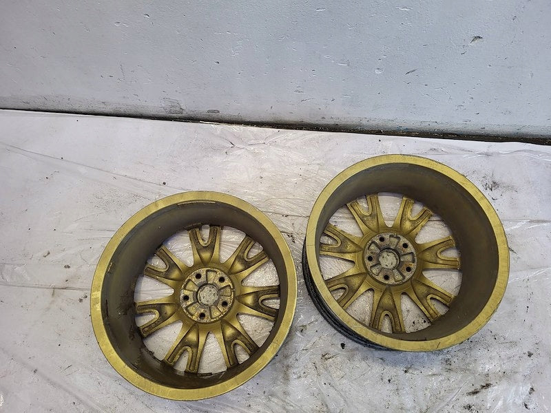 4x Alufelge 17 Zoll 7.0" 5x108 50ET Gold 8200023769 Renault Laguna I Rim Wheel FEL1778738606ri