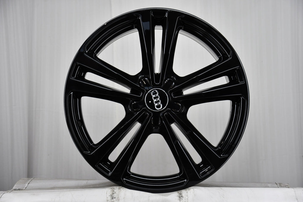 4x Alufelge 18 Zoll 7.5" 5x112 51ET Glanz Schwarz 8V0601025AJ Audi Rim Wheel FEL1893745680pf