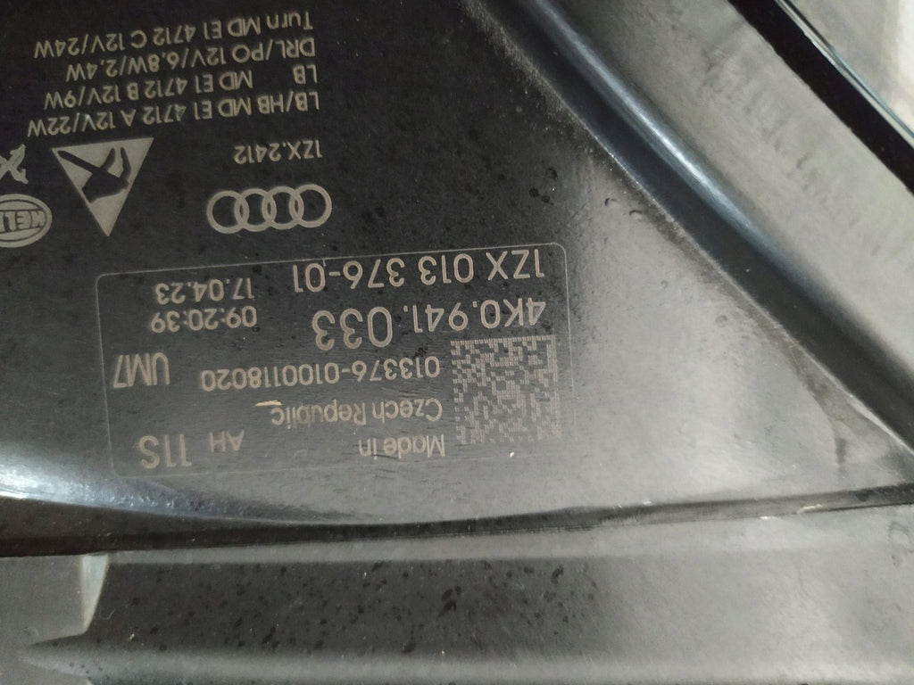 Frontscheinwerfer Audi A6 C8 4K0941033 LED Links Scheinwerfer Headlight SCH3251202572lz