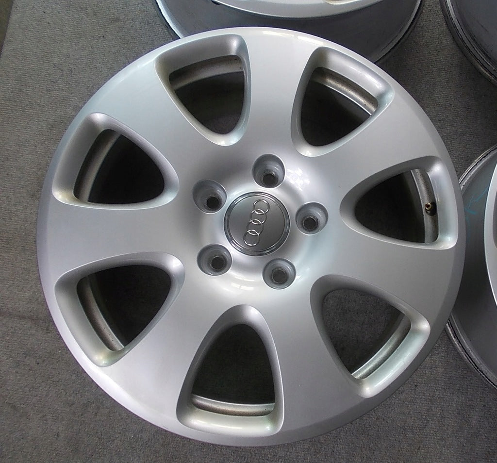 4x Alufelge 18 Zoll 7.5" 5x130 53ET Glanz Silber 4L0601025E Audi Q7 Rim Wheel FEL4097646302ee