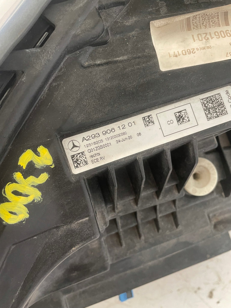 Frontscheinwerfer Mercedes-Benz Eqc A2939061201 LED Rechts Headlight SCH3516823377gd