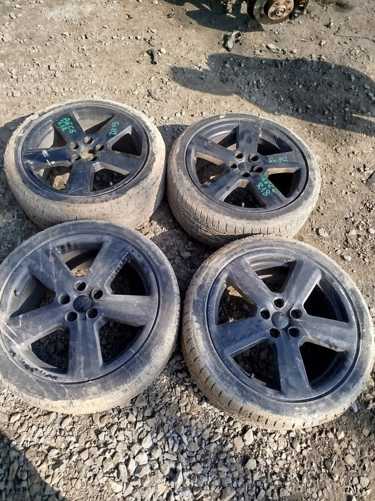 1x Alufelge 18 Zoll 8.0" 5x112 43ET Glanz Silber 8E0601025AK Audi A6 C6 FEL6486232636xs