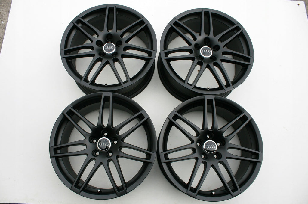 4x Alufelge 19 Zoll 8.5" 5x112 43ET Matt Schwarz 8K0601025AA Audi A6 Allroad