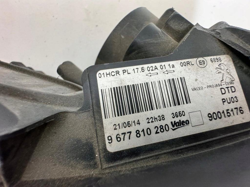 Frontscheinwerfer Peugeot 2008 I 9677810280 Rechts Scheinwerfer Headlight