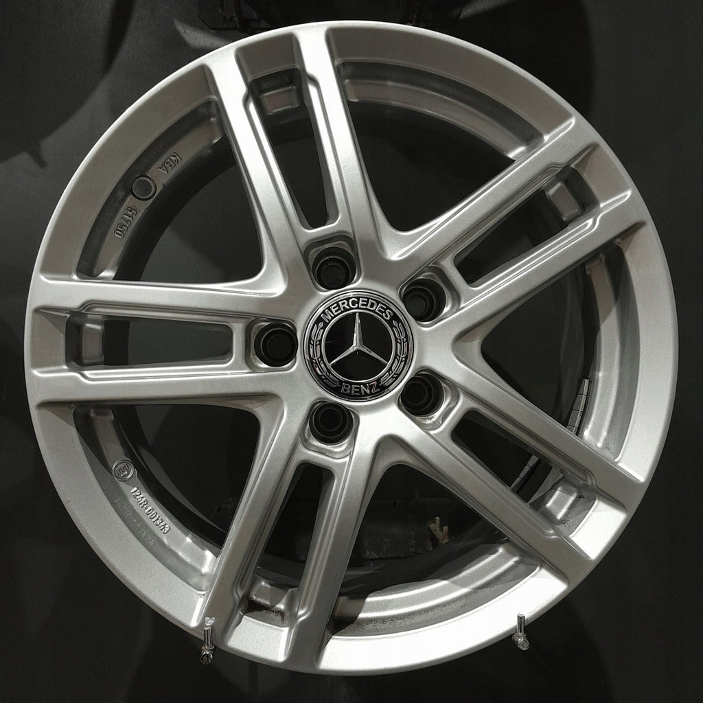 4x Alufelge 16 Zoll 6.5" 5x112 44ET KBA51750 Mercedes-Benz W176 W246 Rim Wheel FEL6435806030zx