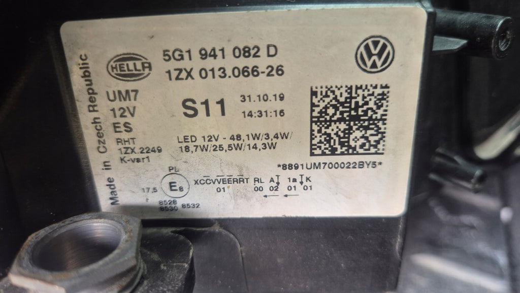Frontscheinwerfer VW Golf VII 5G1941082D LED Rechts Scheinwerfer Headlight SCH9268761361fm