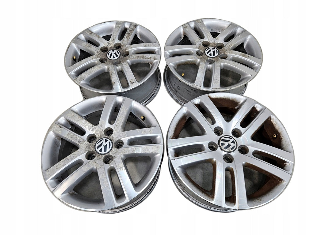 4x Alufelge 16 Zoll 6.5" 5x112 1K0601025AJ VW Golf V Rim Wheel