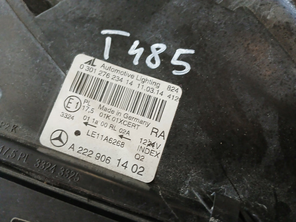 Frontscheinwerfer Mercedes-Benz 2229061402 2229061302 LED Ein Satz Headlight SCH9898987068uy