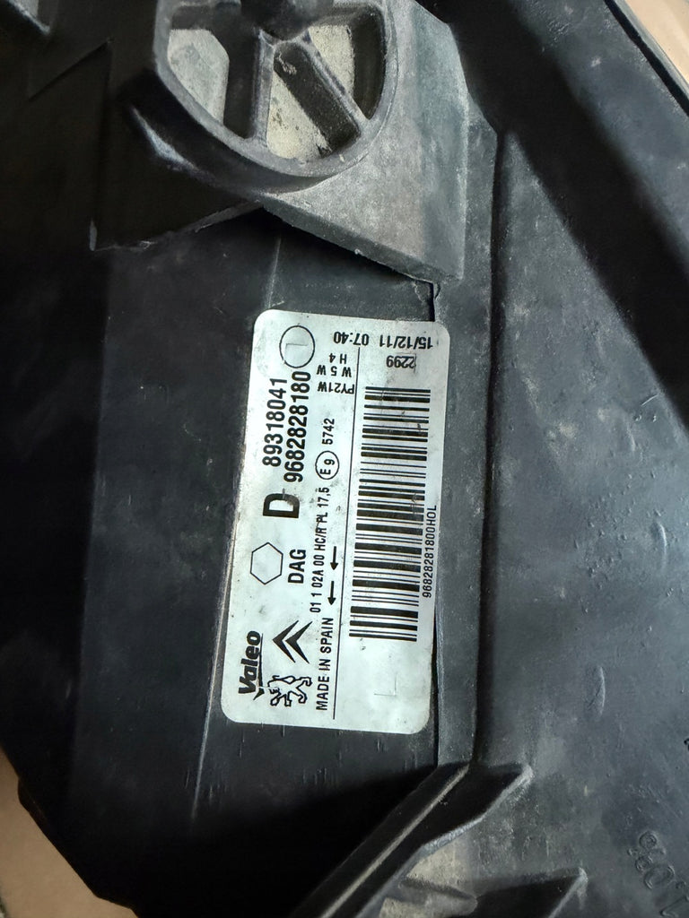 Frontscheinwerfer Citroën Berlingo Partner 120520 Rechts Scheinwerfer Headlight SCH5025330504cc