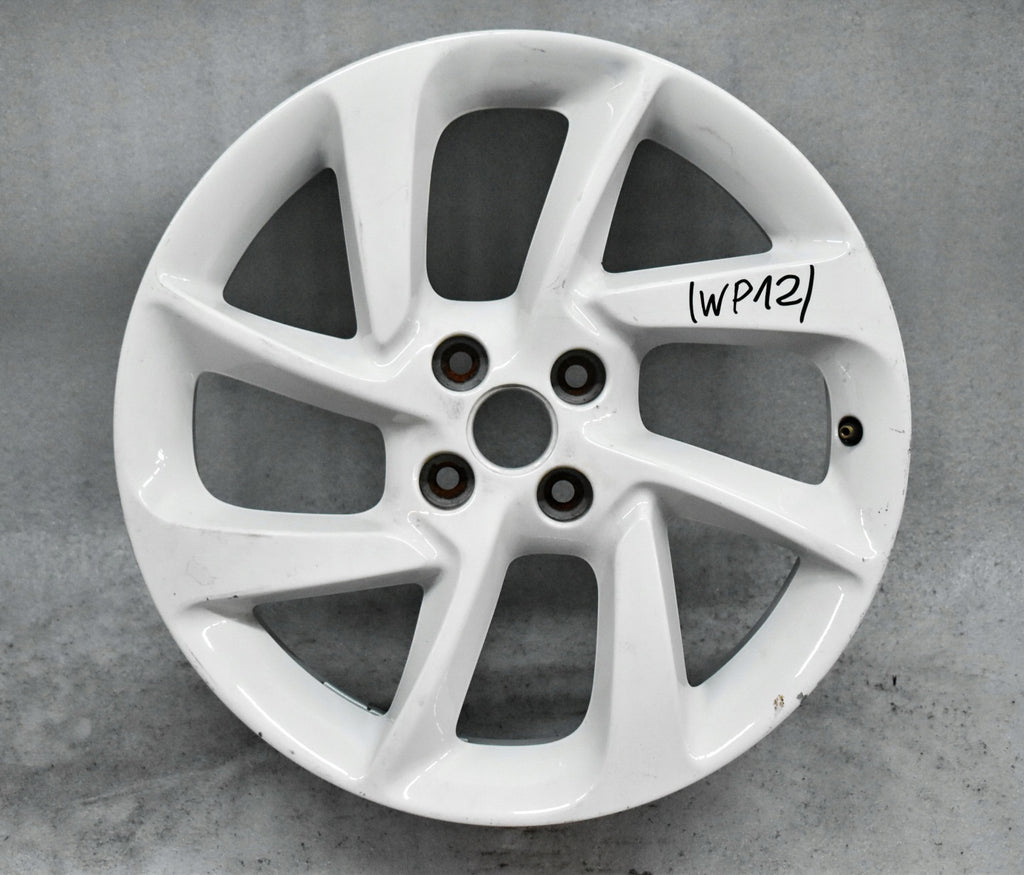 1x Alufelge 17 Zoll 7.0" 4x100 44ET Glanz Weiß Opel Corsa Rim Wheel FEL8405721278cw