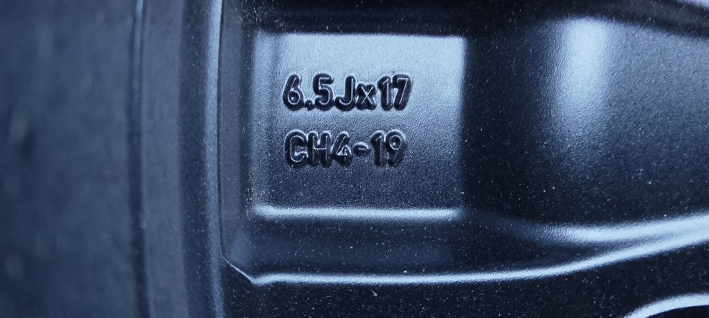 1x Alufelge 17 Zoll 6.5" 4x108 19ET Glanz Schwarz 9800494077 Citroën C4 Cactus FEL1107012413dr