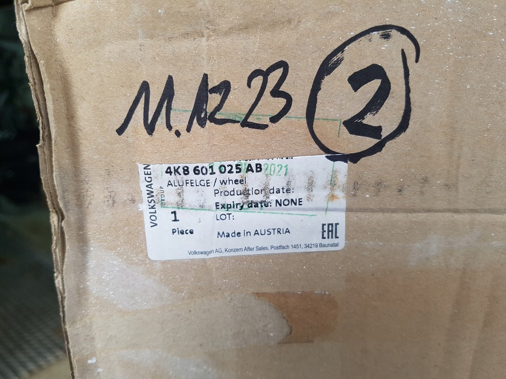 1x Alufelge 18 Zoll 8.0" 5x112 26ET Glanz Silber 4K8601025AB Audi C8 A7 FEL3673040808eg