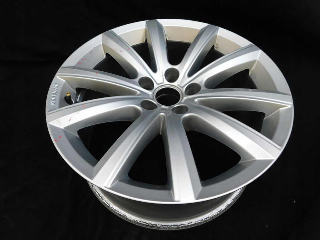 1x Alufelge 18 Zoll 8.0" 5x112 25ET Glanz Silber 760071498 VW Touareg Rim Wheel FEL8763867221vs