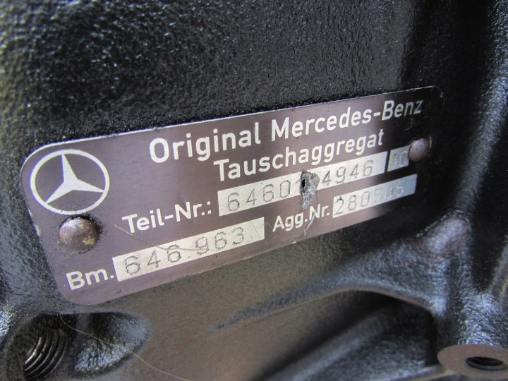 Motor Mercedes-Benz Sprinter 906 646963 2.2 CDI 150TKm Diesel Engine Komplett MOT9819522420cx