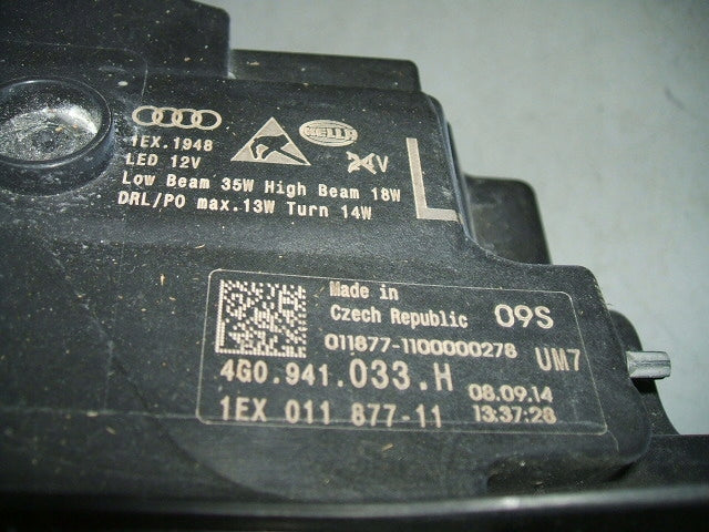 Frontscheinwerfer Audi A6 C7 4G0941033H LED Links Scheinwerfer Headlight