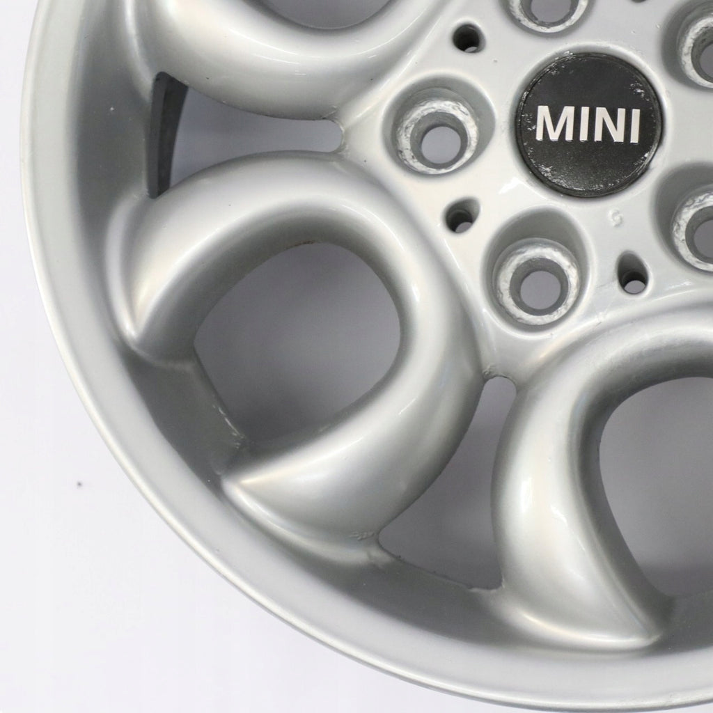 1x Alufelge 16 Zoll 6.5" 5x120 46ET Glanz Silber 9803725 Mini R60 R61 Rim Wheel FEL1441482316yd