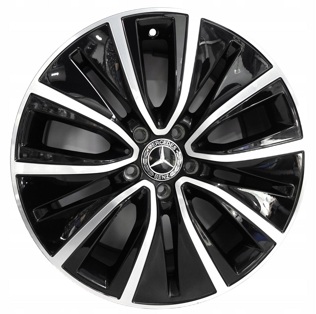 4x Alufelge 18 Zoll 8.0" 5x112 33ET Glanz Schwarz A2574010700 Mercedes-Benz