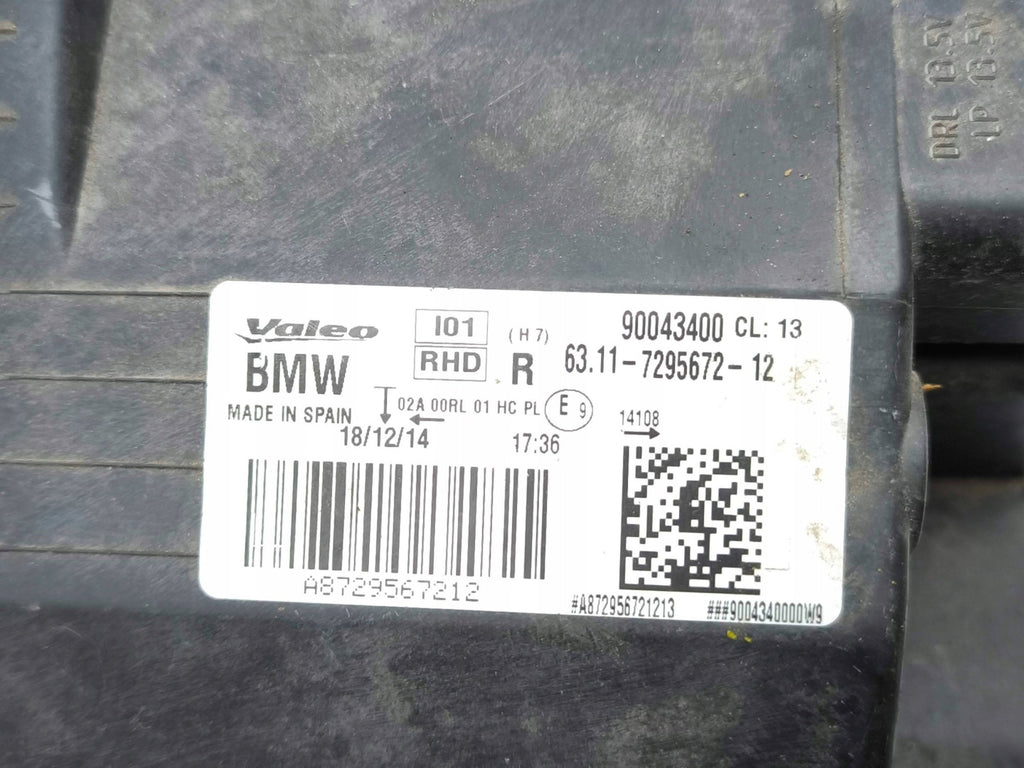 Frontscheinwerfer BMW I3 7295672 Rechts Scheinwerfer Headlight SCH2924620007bk