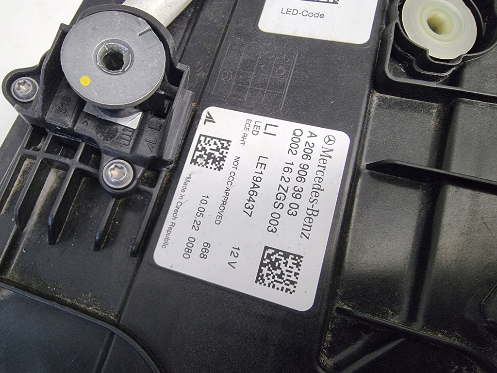 Frontscheinwerfer Mercedes-Benz W206 A2069063903 LED Links Headlight SCH3178046022jy