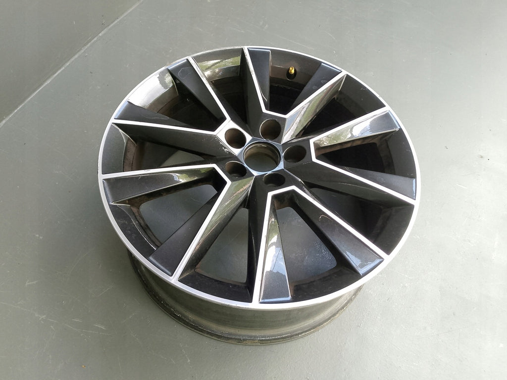 1x Alufelge 17 Zoll 7.0" 5x100 46ET Glanz 5JJ601025A Skoda Fabia I Rim Wheel FEL1501080113sf