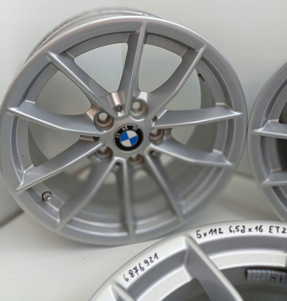 4x Alufelge 16 Zoll 6.5" 5x112 22ET 6876921 BMW Rim Wheel FEL7852077496aa