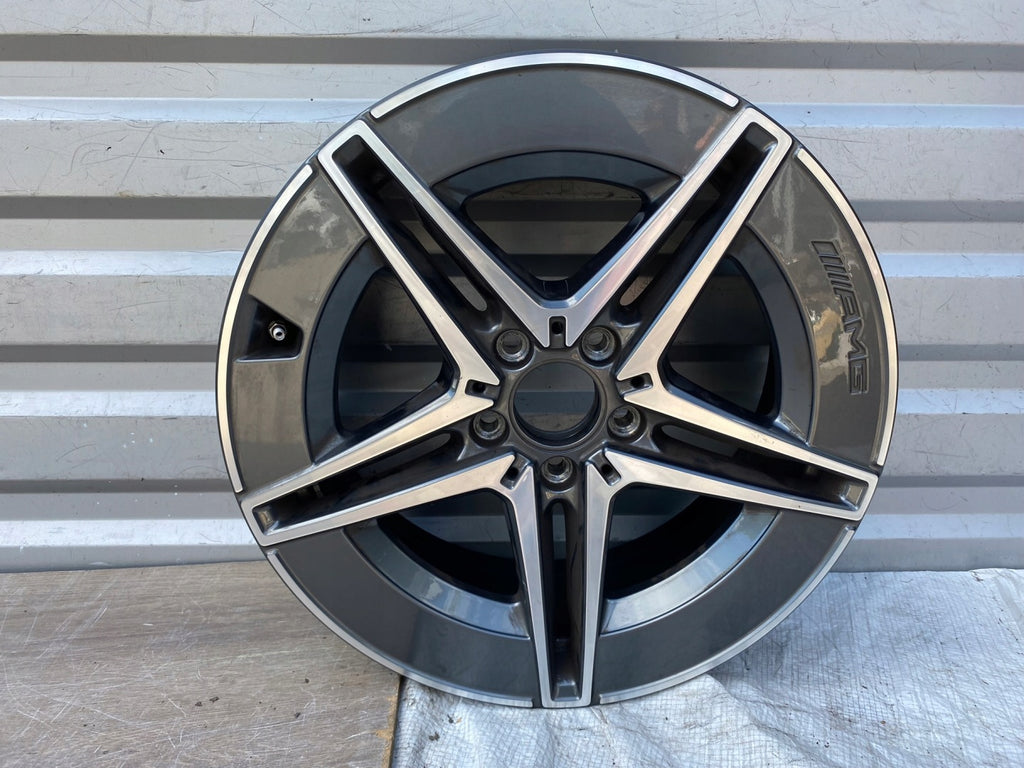 1x Alufelge 18 Zoll 7.5" 5x112 40ET Glanz Schwarz A2064017600 Mercedes-Benz W206 FEL6788579895ow