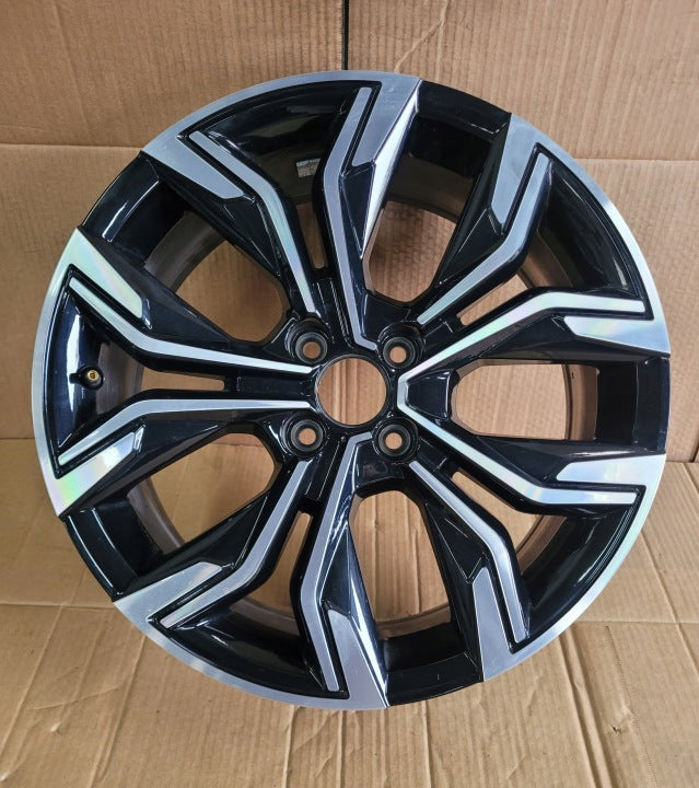 1x Alufelge 17 Zoll 7.0" 4x100 37ET Glanz Graphit 403000324R Mg Clio I Rim Wheel FEL5250778834gl