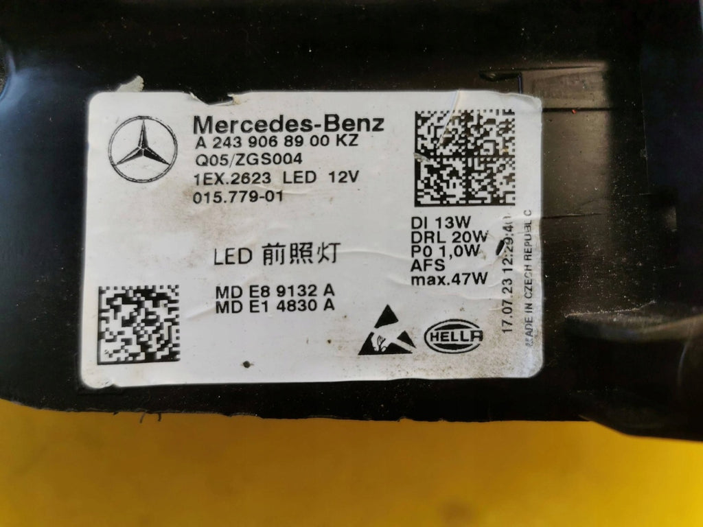 Frontscheinwerfer Mercedes-Benz Eqa Eqb A2439068900 Full LED Links Headlight SCH4134309880py