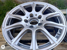 Load image into Gallery viewer, 4x Alufelge 16 Zoll 6.5&quot; 5x112 38ET Glanz Silber A2054012400 Mercedes-Benz