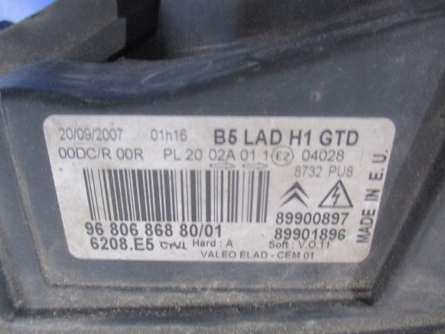 Frontscheinwerfer Citroën C4 I 9680686880 Xenon Links Scheinwerfer Headlight