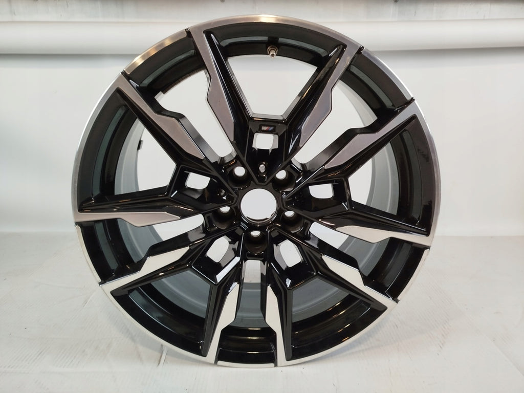 1x Alufelge 19 Zoll 8.5" 5x112 35ET Glanz Schwarz 8089227 BMW I4 G26 Rim Wheel FEL3555805064da
