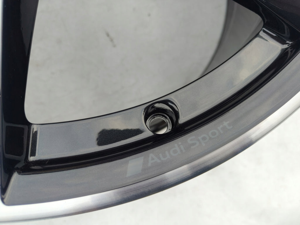 1x Alufelge 18 Zoll 8.0" 5x112 46ET Glanz Schwarz 8Y0601025N Audi Rim Wheel FEL4527968376oc