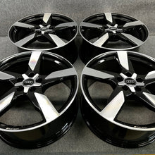 Laden Sie das Bild in den Galerie-Viewer, 4x Alufelge 20 Zoll 8.5" 5x112 43ET Glanz Schwarz 4K0601025AD Audi A6 C8 FEL7275770371rn
