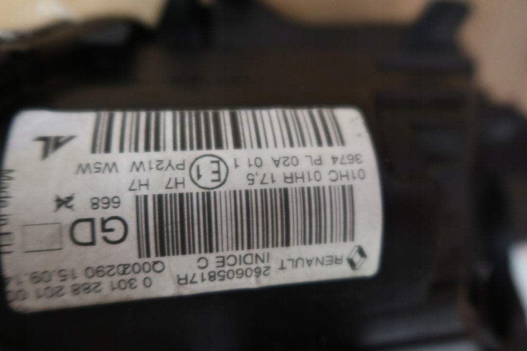 Frontscheinwerfer Renault Megane III 260605817 LED Links Scheinwerfer Headlight SCH3302707517ax