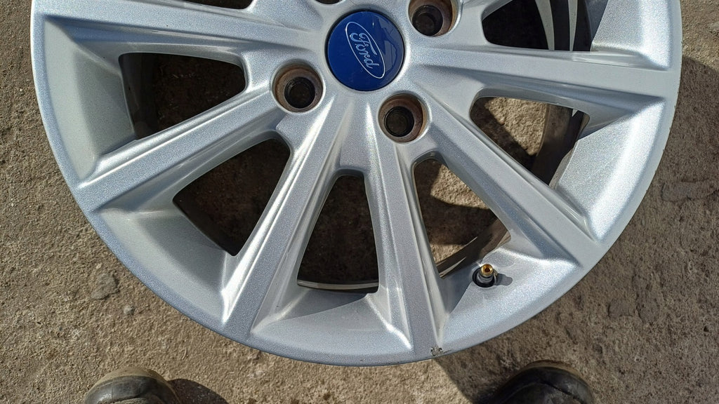 1x Alufelge 16 Zoll 6.5" 4x108 47 5ET H1BC-1007-B1A Ford Fiesta Rim Wheel