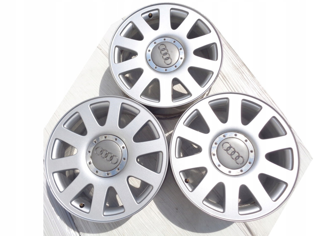 1x Alufelge 16 Zoll 7.0" 5x112 45ET Glanz Silber 4A0601025P Audi B5 Rim Wheel