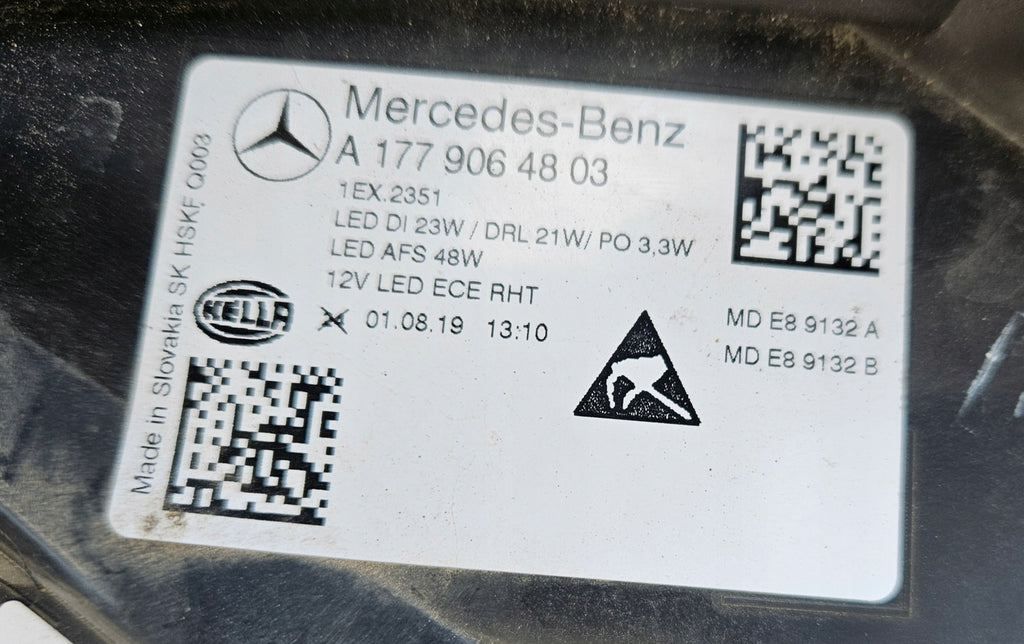 Frontscheinwerfer Mercedes-Benz W177 A1779064803 LED Rechts Headlight SCH2172968362jw