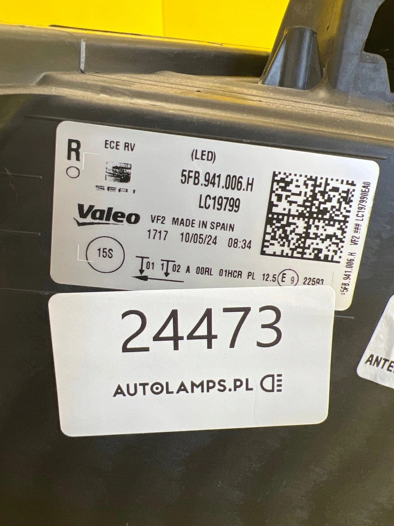 Frontscheinwerfer Seat Tarraco 5FB941006H LED Rechts Scheinwerfer Headlight