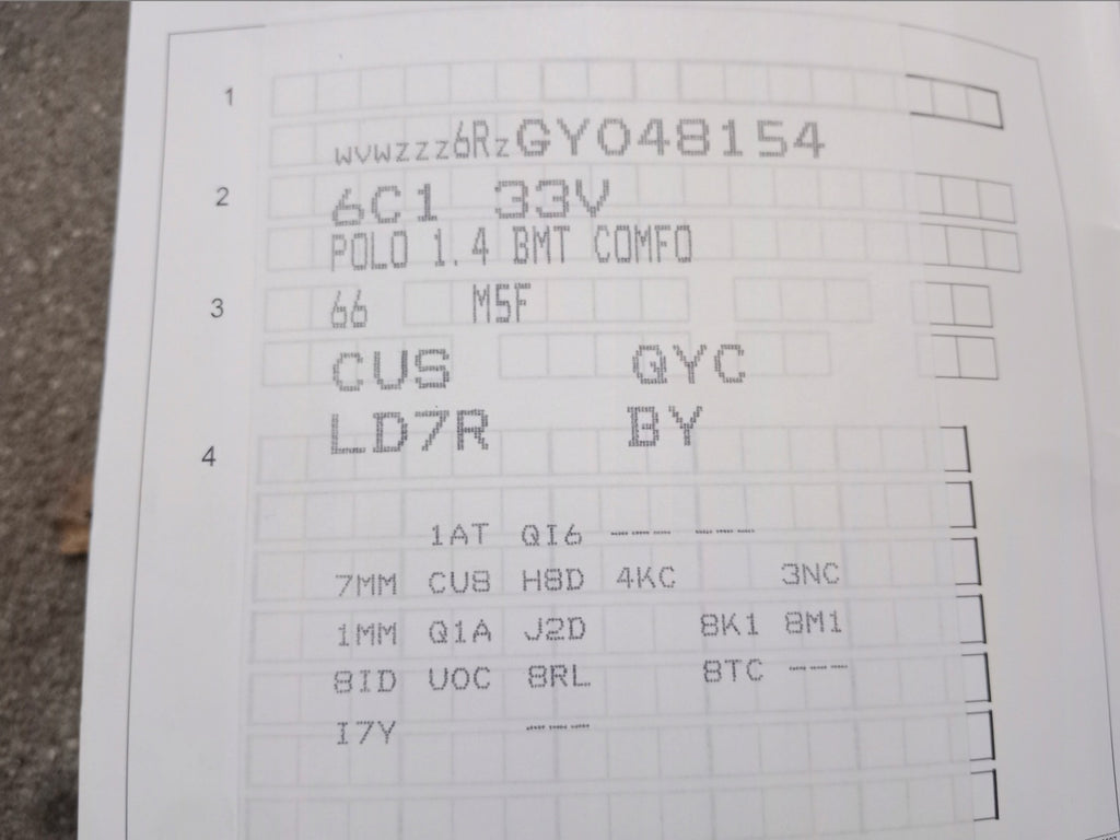 Motor VW Polo CUS 1.4 TDI 66kW Diesel Engine Unkomplett