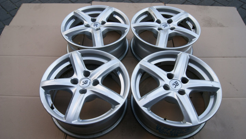 4x Alufelge 16 Zoll 6.5" 4x108 RC24-656 Citroën Rim Wheel FEL2814071487zd