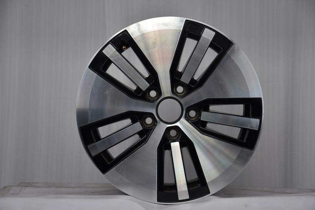 1x Alufelge 16 Zoll 6.5" 5x112 46ET Glanz Schwarz 5GE601025 VW Golf Rim Wheel FEL6152389937fl