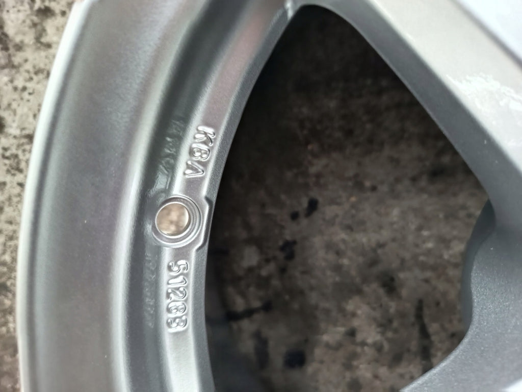 1x Alufelge 16 Zoll 7.0" 5x120 35ET Glanz Silber Rim Wheel FEL3747434063jt