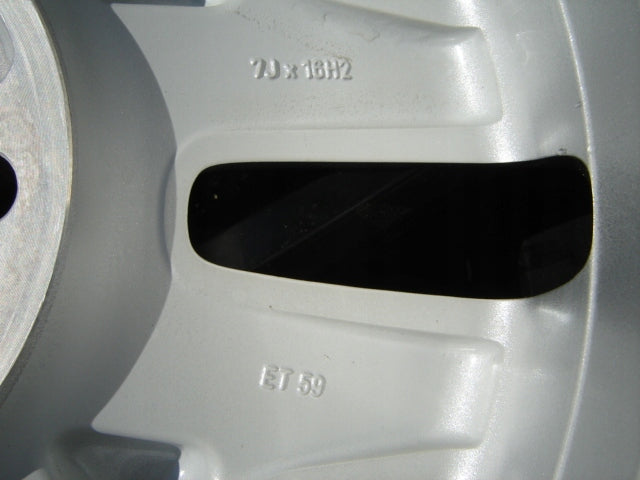 1x Alufelge 16 Zoll 7.0" 5x112 59ET Glanz Silber 7M3601025H VW Sharan Rim Wheel FEL2048599622le