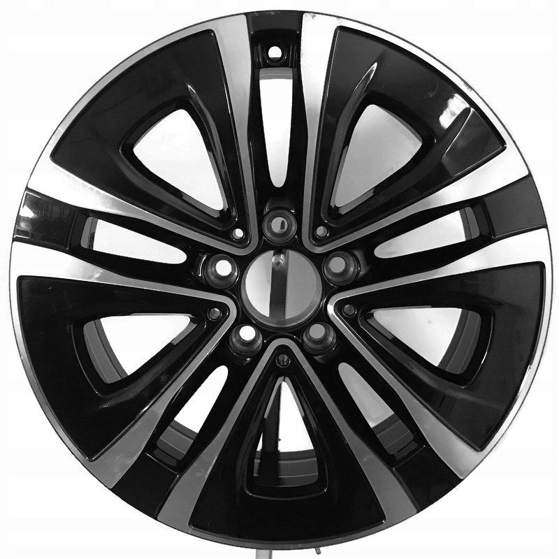 1x Alufelge 17 Zoll 6.5" 5x112 44ET Glanz Schwarz A1774012900 Mercedes-Benz