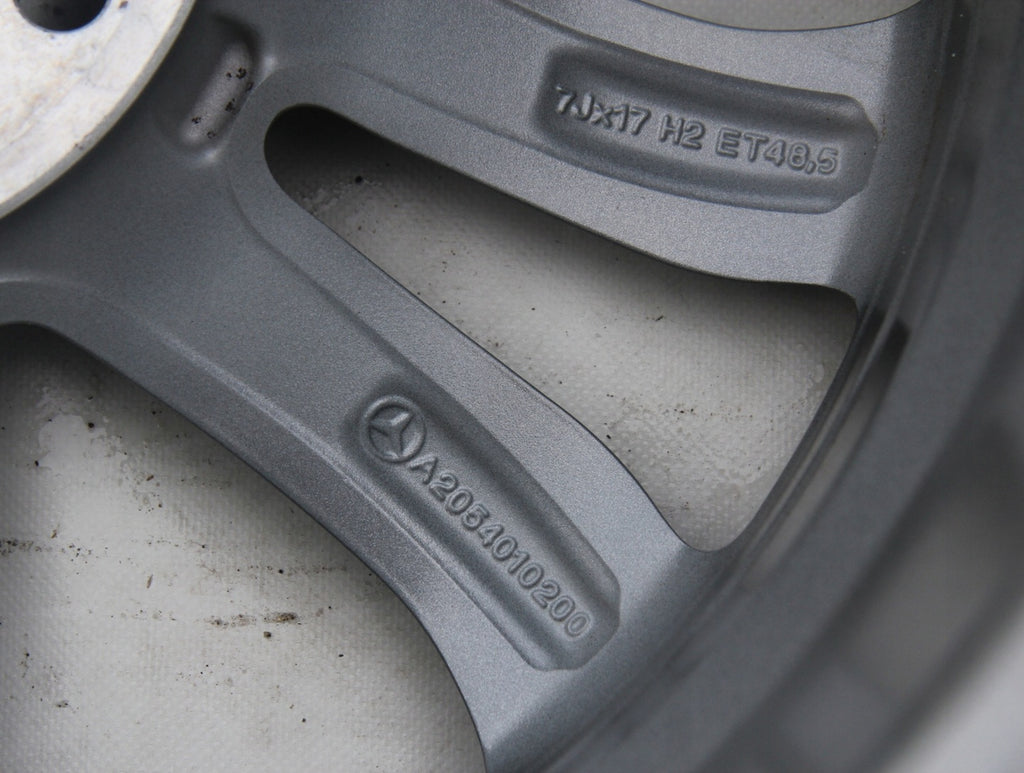 1x Alufelge 17 Zoll 7.0" 5x112 48,5ET A2054010200 Mercedes-Benz W205 Rim Wheel