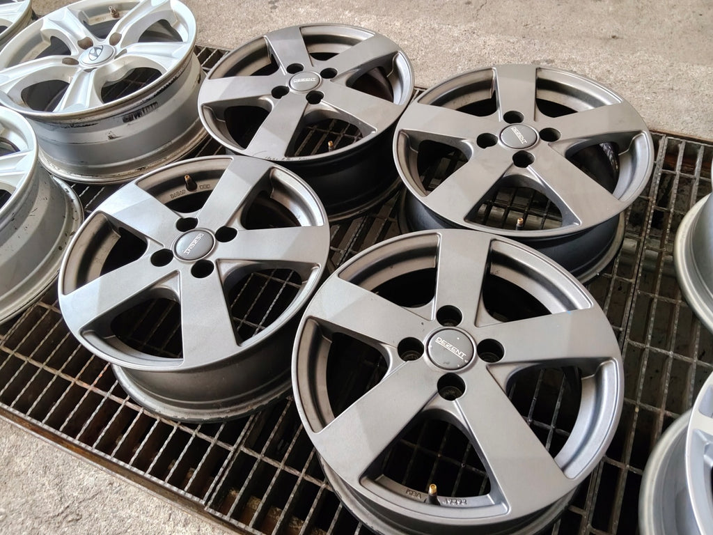 4x Alufelge 15 Zoll 6.0" 4x100 47ET Grau KBA49292 Mazda I 4 Rim Wheel FEL8357725338oo