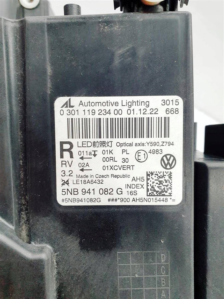 Frontscheinwerfer VW Tiguan 5NB941082G Full LED Rechts Scheinwerfer Headlight