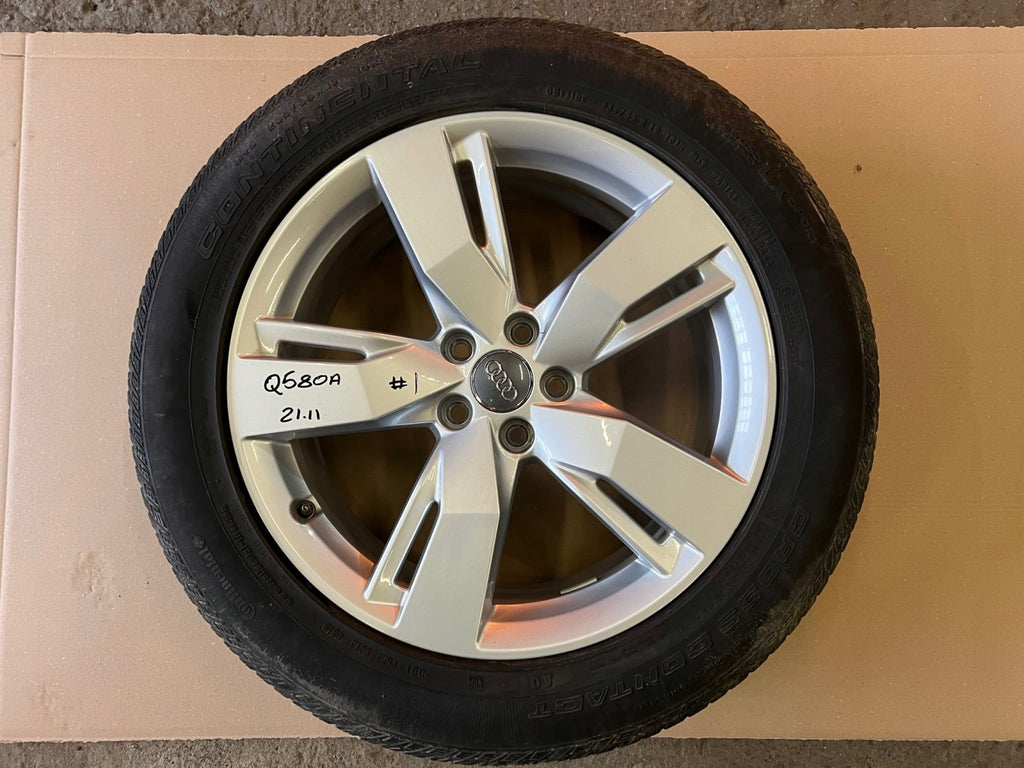 1x Alufelge 19 Zoll 8.0" 5x112 39ET Glanz Silber 80A601025D Audi Rim Wheel FEL7803912416vl
