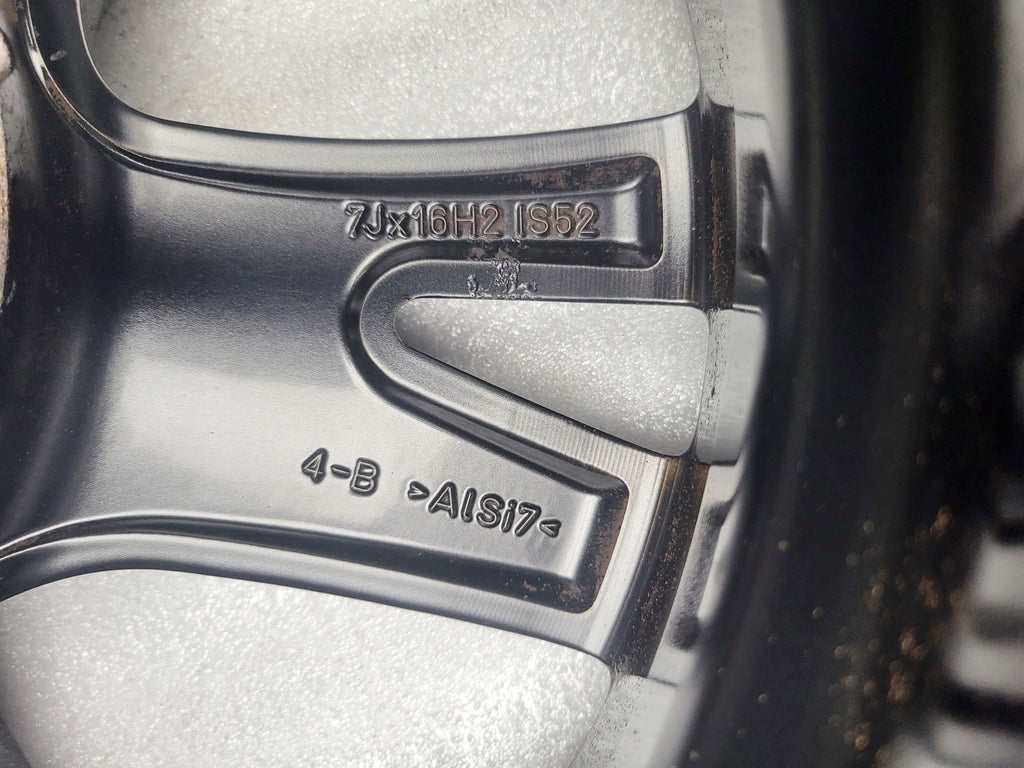 1x Alufelge 16 Zoll 7.0" 5x112 52ET Glanz Schwarz 6855082 BMW F45 1 F40 F46